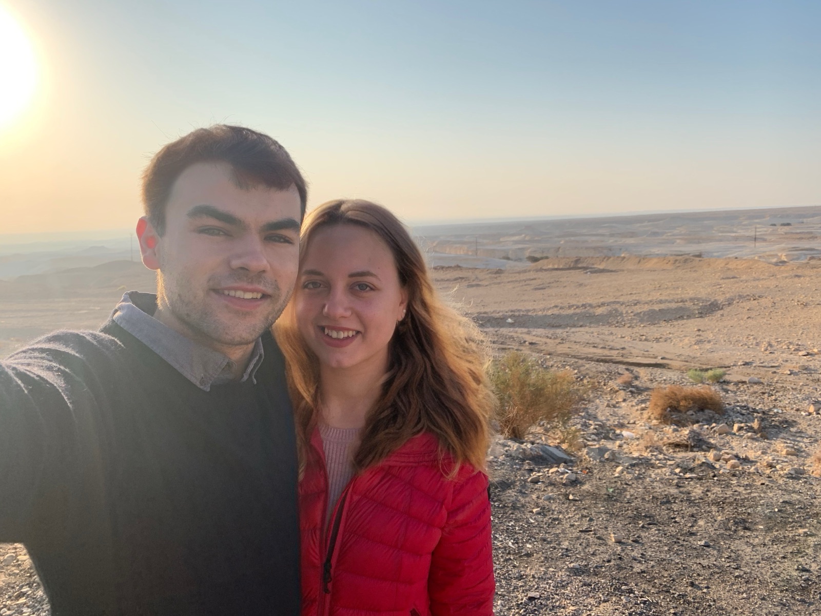 Sunrise in the desert, still half asleep. · India